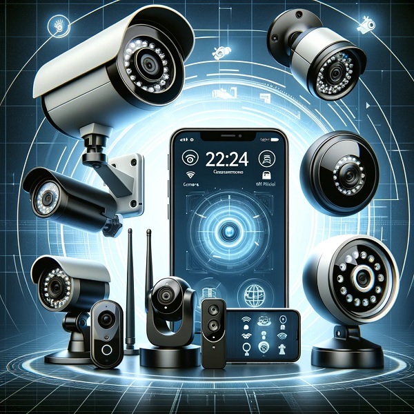Câmera de vigilância para visualizar do seu celular